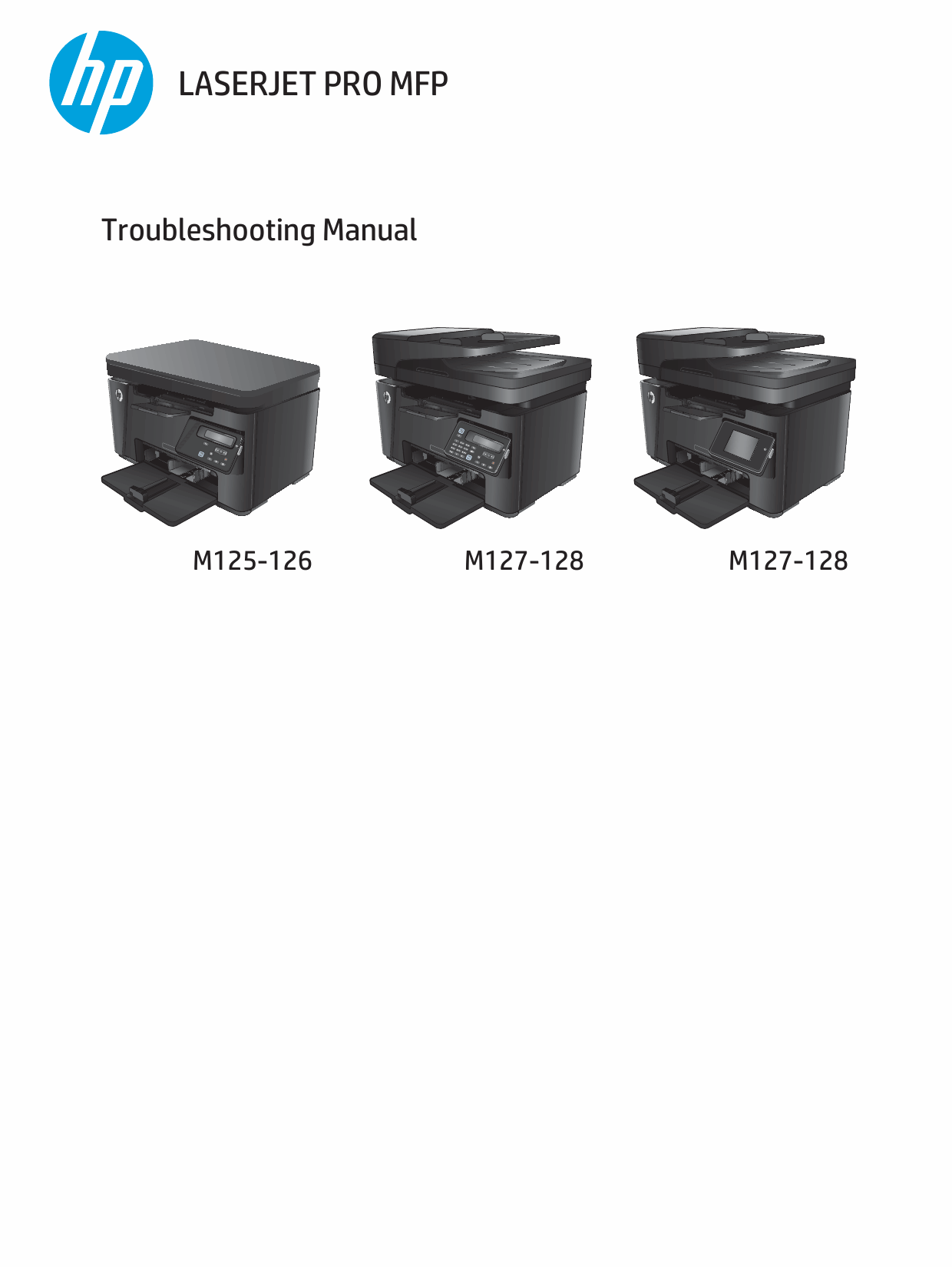 HP LaserJet Pro-MFP M125 M126 M127 M128 Troubleshooting Manual PDF download-1